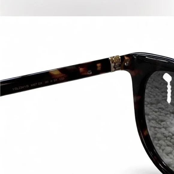 Yves Saint Laurent Tortoise Shell Sunglasses - Picture 4 of 5